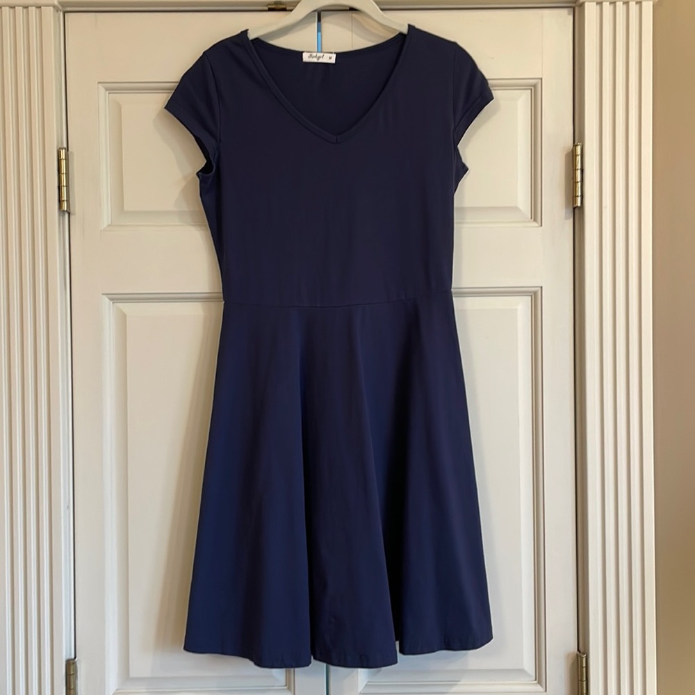 💙Short sleeve navy women’s dress💙